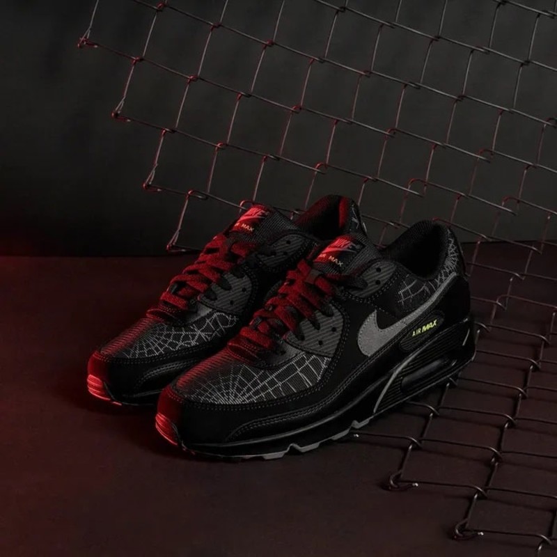 国内発送 送関込 NIKE AIR MAX 90 SPIDER WEB HALLOWEEN 22~30㎝ SPOOKY! NIKE AIR MAX 90 SPIDERWEB On Feet Review - YouTube